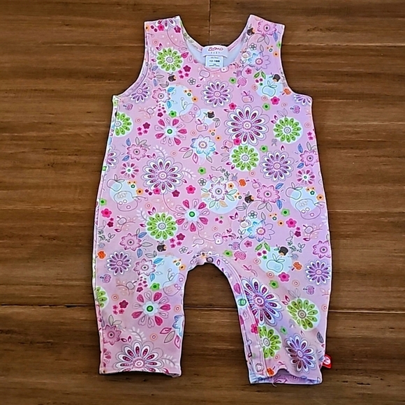 Zutano Baby Apple Romper - Picture 1 of 2